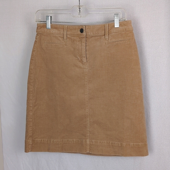 Offers open! TALOBOTS Tan Corduroy Mini Skirt Size 2 - Picture 2 of 5